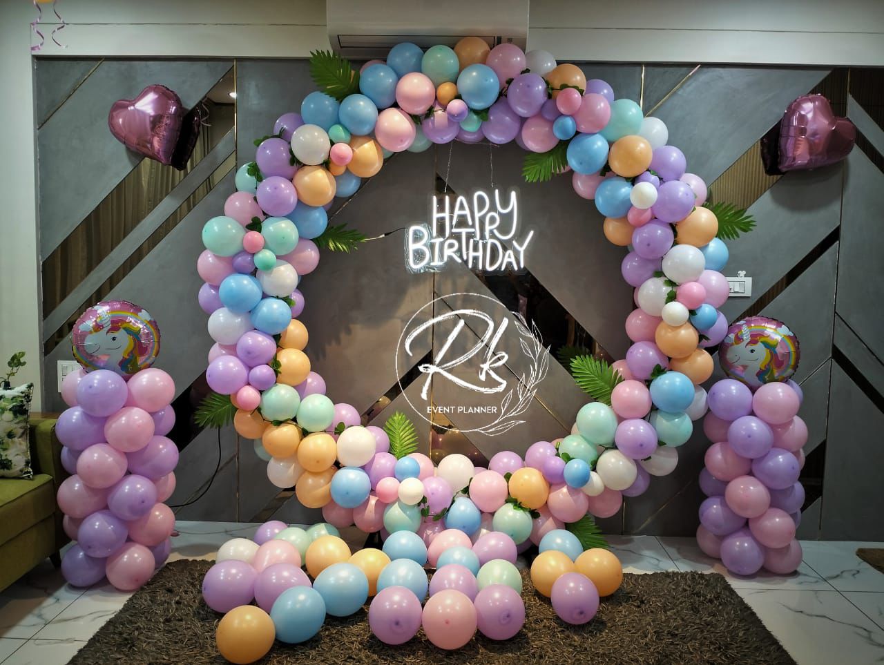 Pastel Happy Birthday Ring