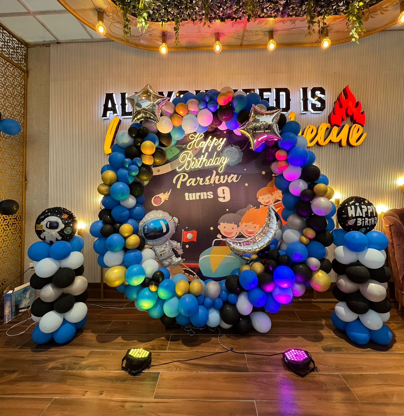 Space Astronaut Birthday Theme