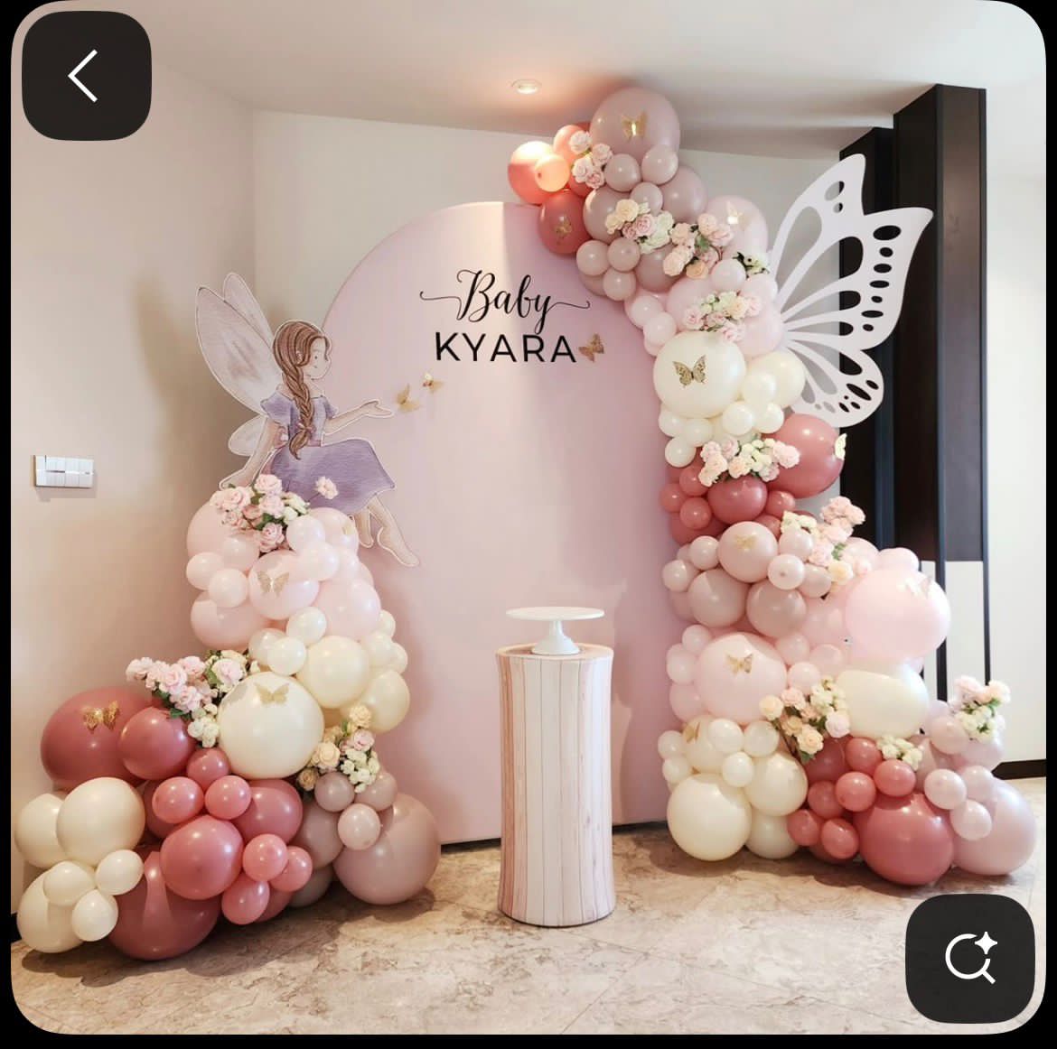Fairy & Butterfly Birthday Arch