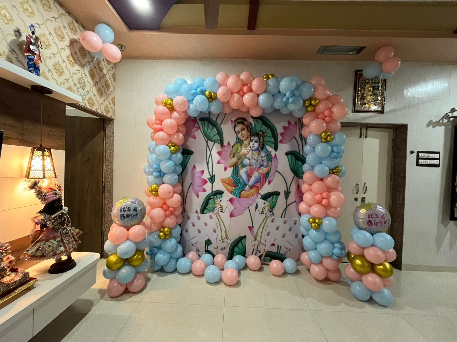 Little Krishna Lotus Baby Shower