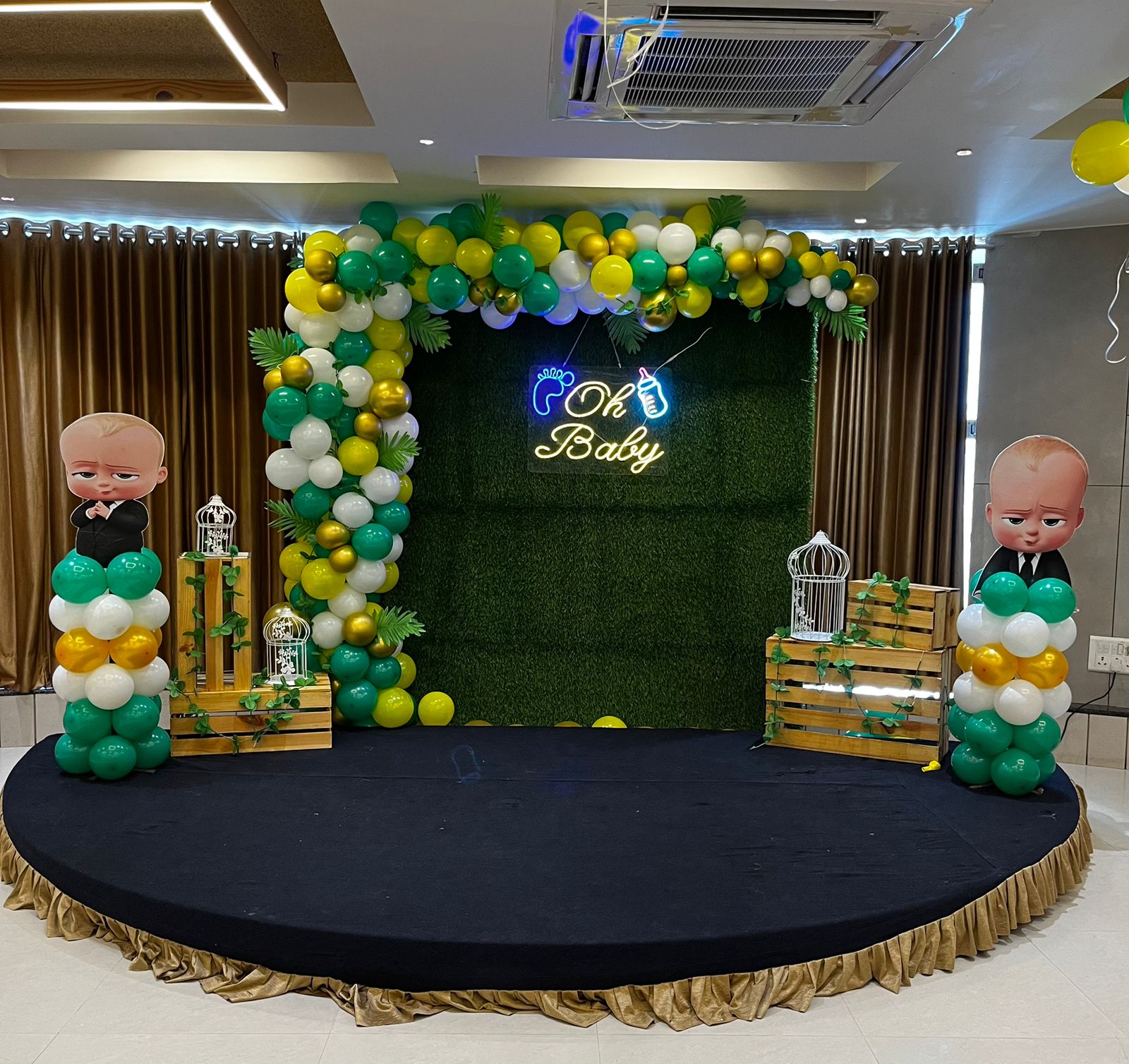 Boss Baby Green Stage Baby Shower