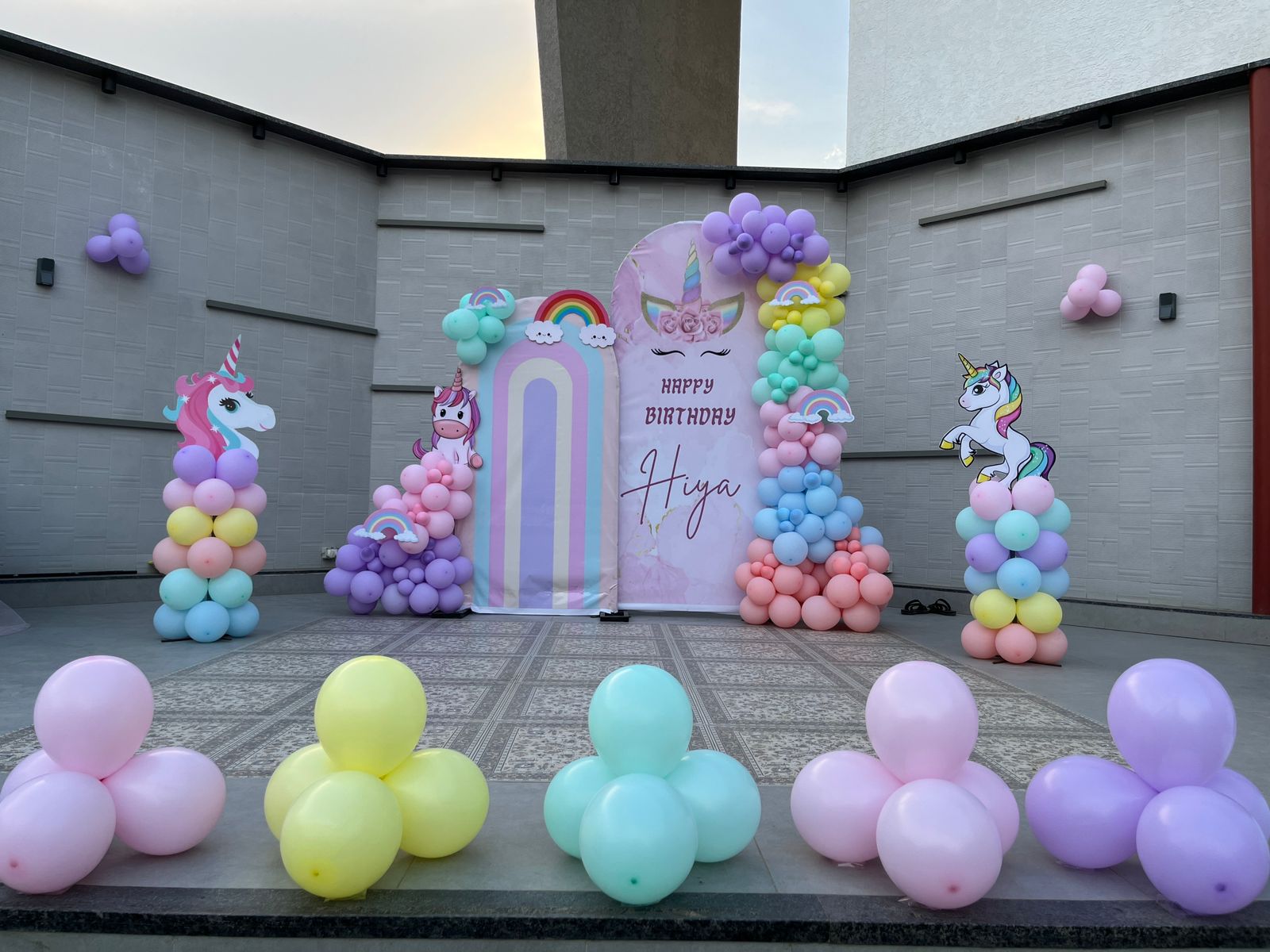 Unicorn Theme Birthday Decoration