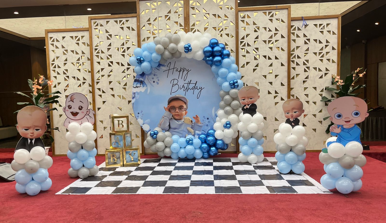 Boss Baby Blue Birthday Ring