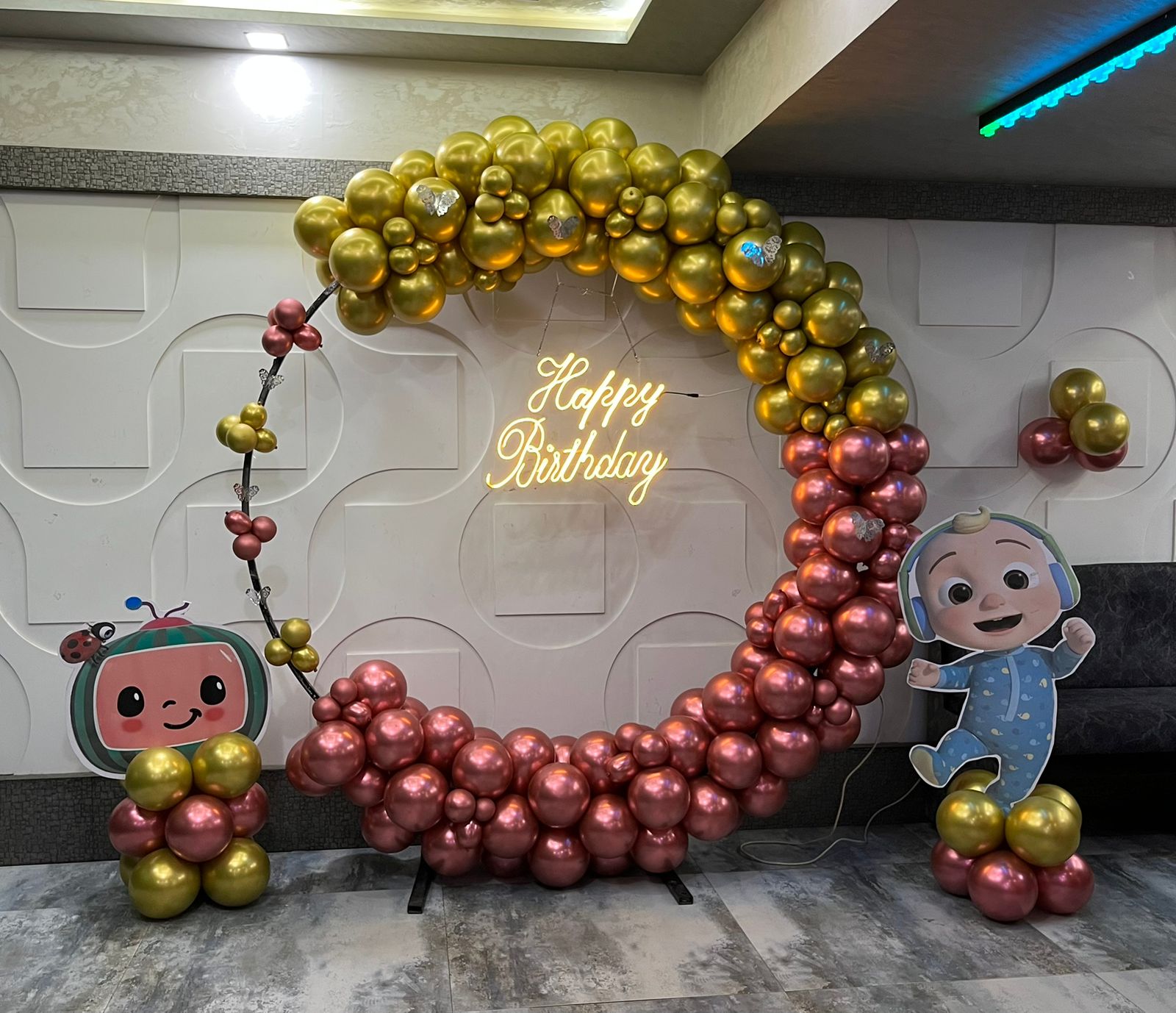 Gold & Cocomelon Birthday Ring