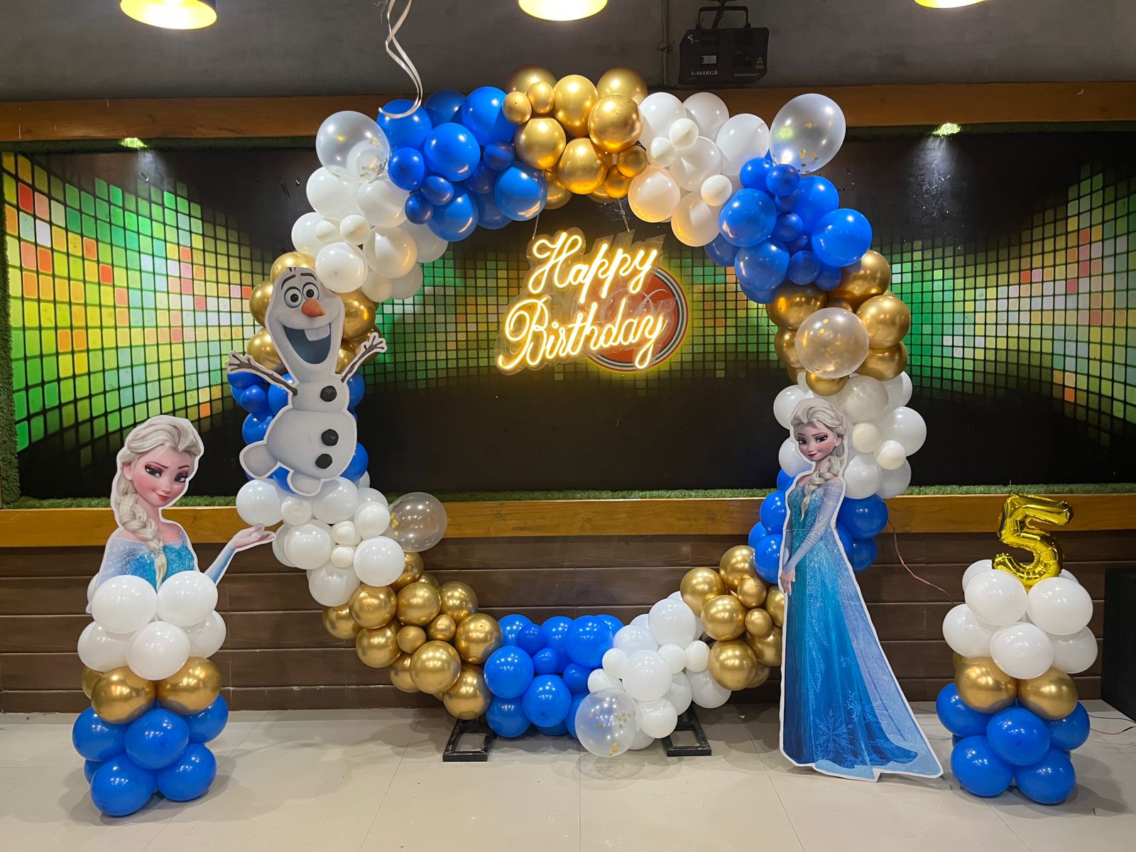 Frozen Blue & Gold Birthday