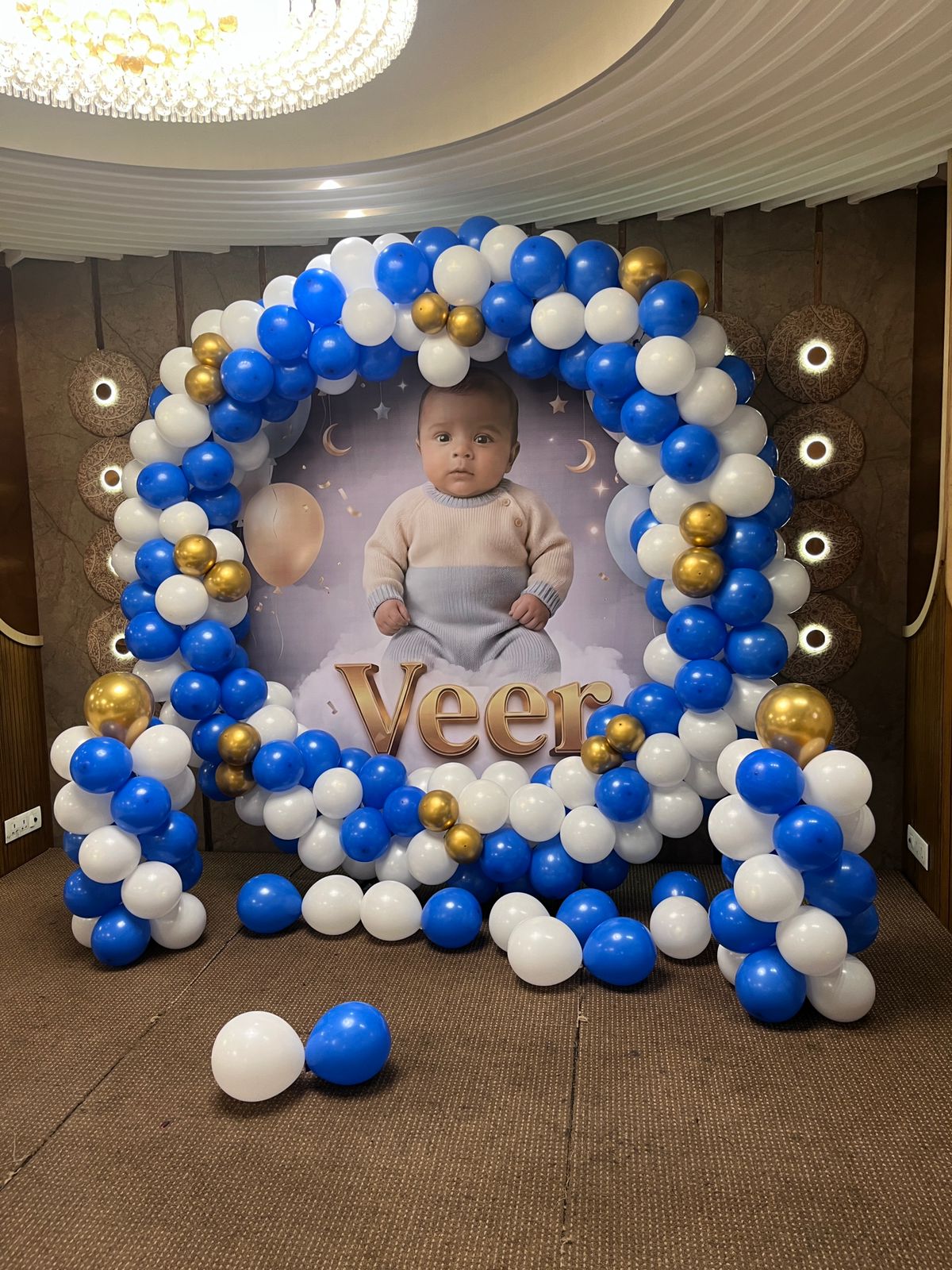 Royal Blue Baby Birthday Ring
