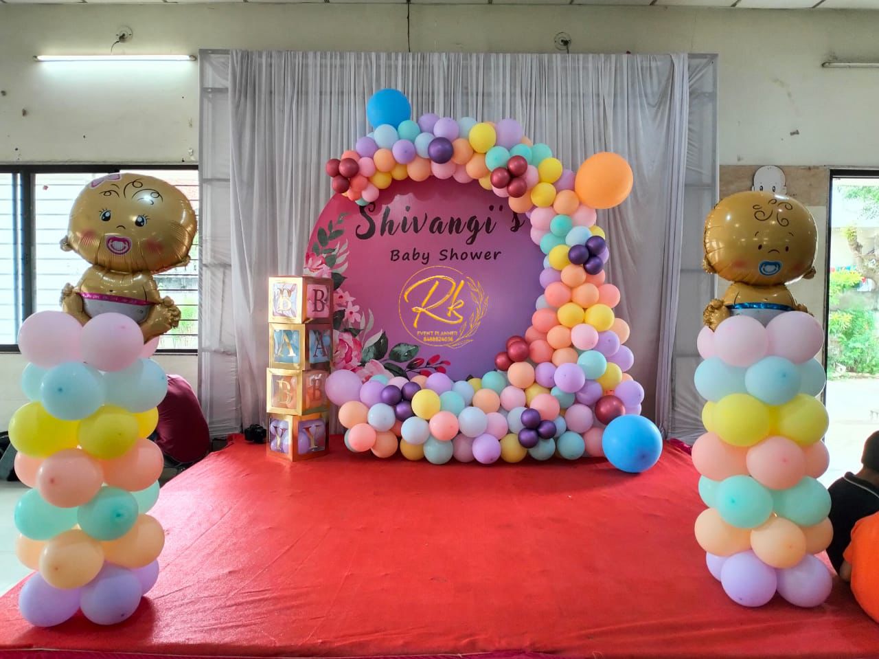 Candy Pastel Round Ring Baby Shower